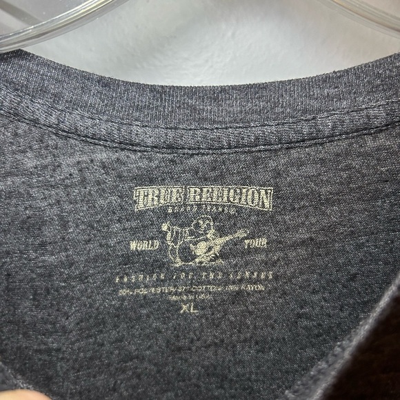 True Religion lightweight classic puff-print shirt - Picture 2 of 6